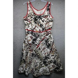 Alexandra Bartlett Women's Linen Blend Sleeveless Dress-Size 8